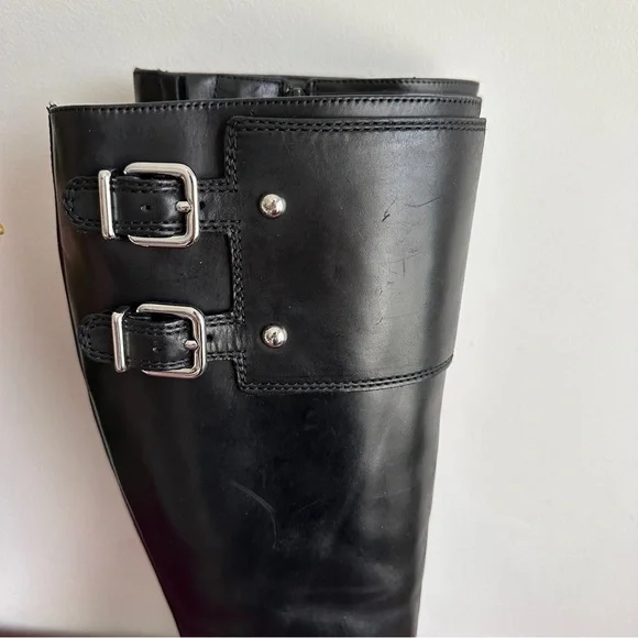 Antonio Melani Black Knee-high boots size 7.5 - Picture 2 of 8